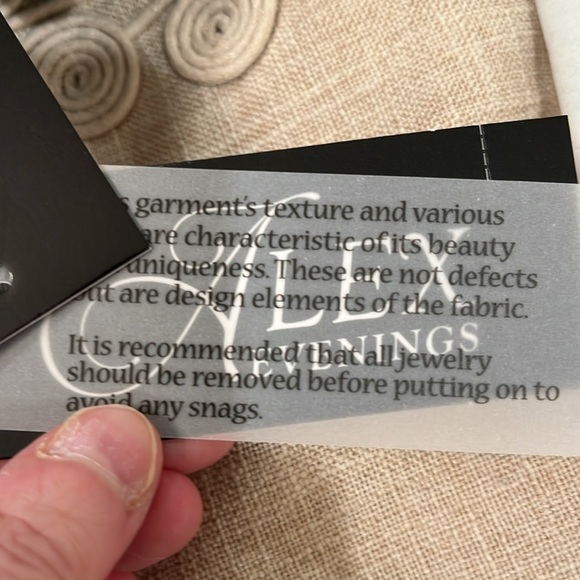 Alex Evenings Wedgewood Satin Petite Surplice Neckline Ballgown/NWT/14P - Picture 9 of 15